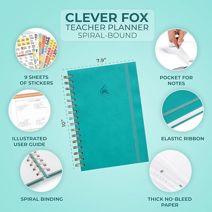 Planner Spiral- Calendar and Lesson Plans