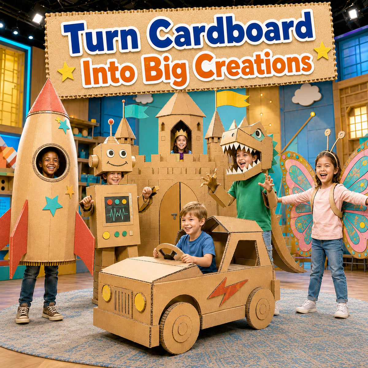 Kid-Safe Cardboard Cutter Machine