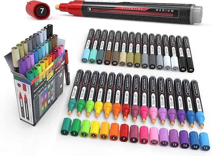 Tooli-Art- ESSENTIAL M - Acrylic Paint Pens