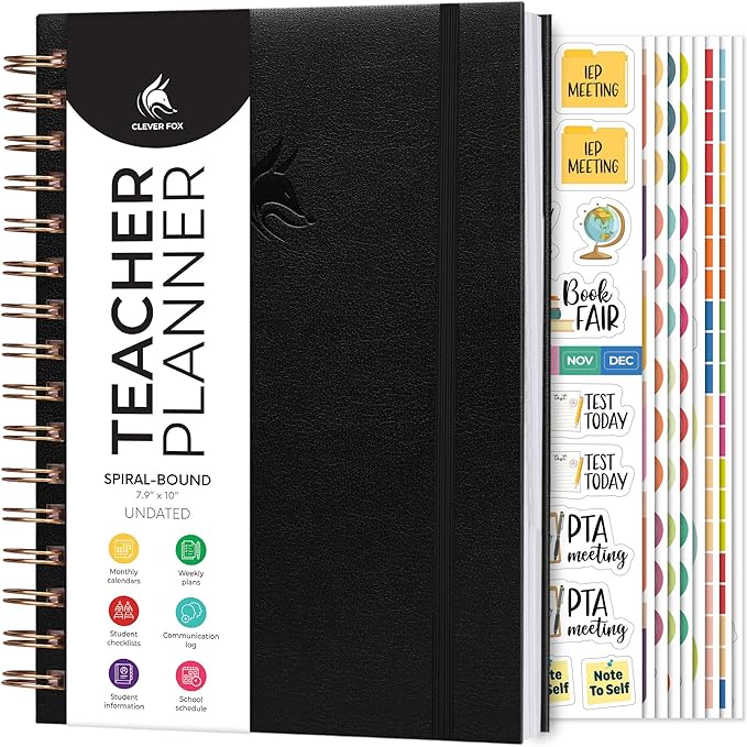Planner Spiral- Calendar and Lesson Plans