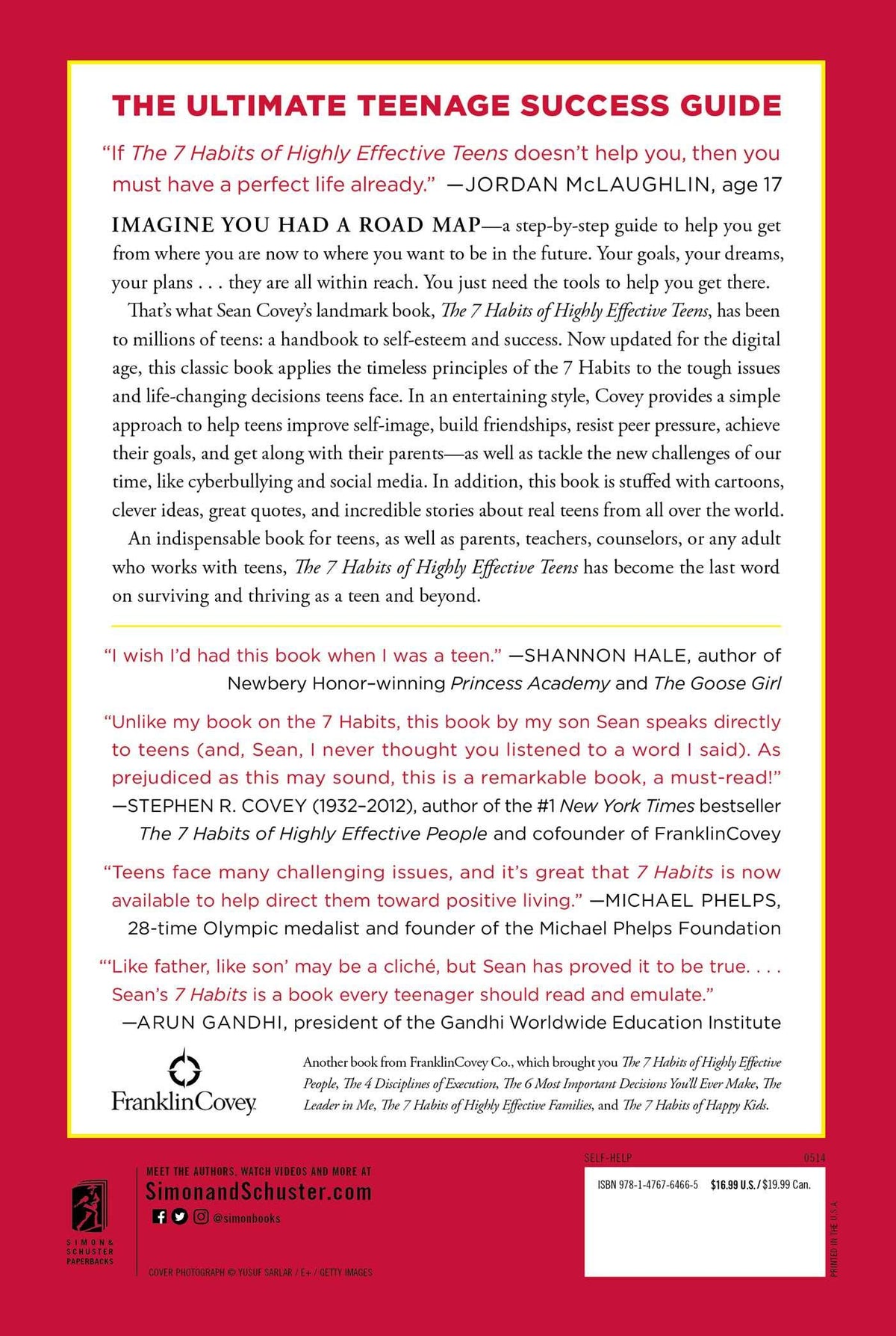The 7 Habits of Highly Effective Teens- paperback