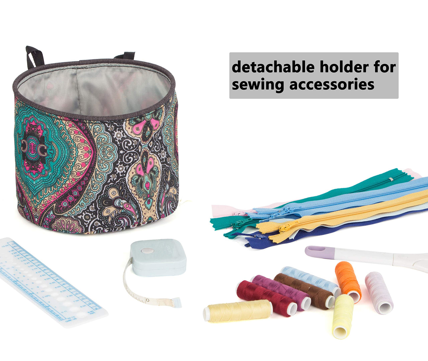 Sewing Machine Pad for Table with Pockets