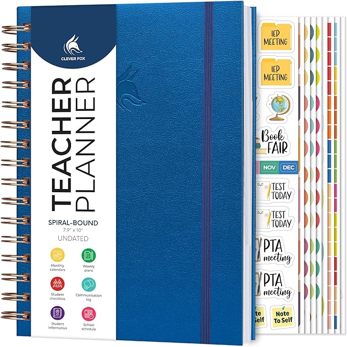 Planner Spiral- Calendar and Lesson Plans