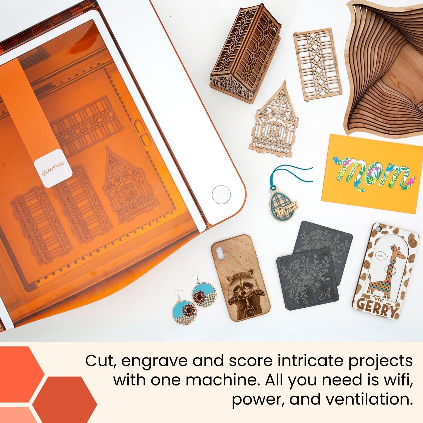 Glowforge Aura Laser Engraver and Cutter