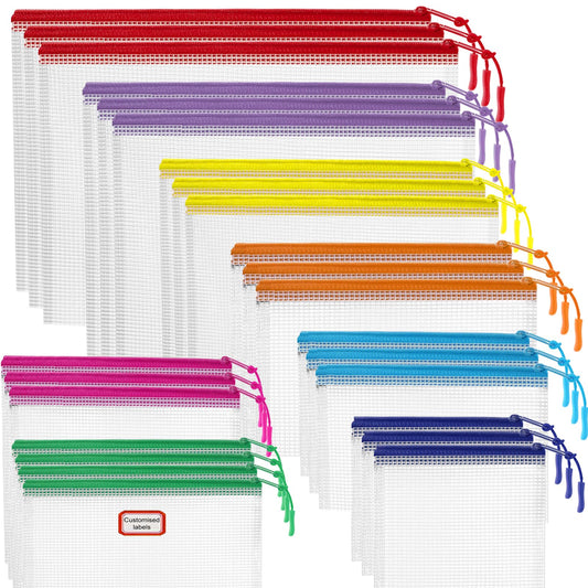 Mesh Zipper Pouch Bags for Organization