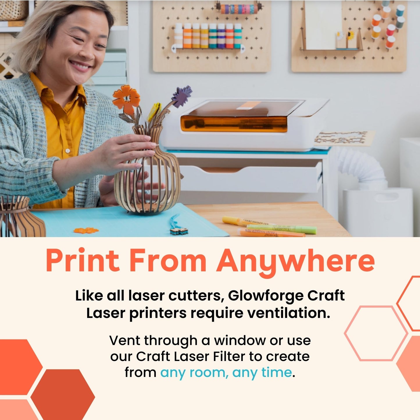 Glowforge Aura Laser Engraver and Cutter