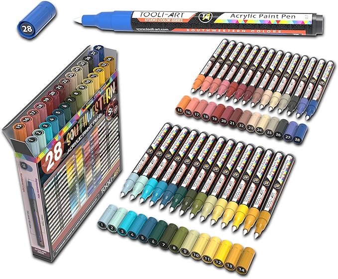 Tooli-Art- SOUTHWESTERN - Acrylic Paint Pens