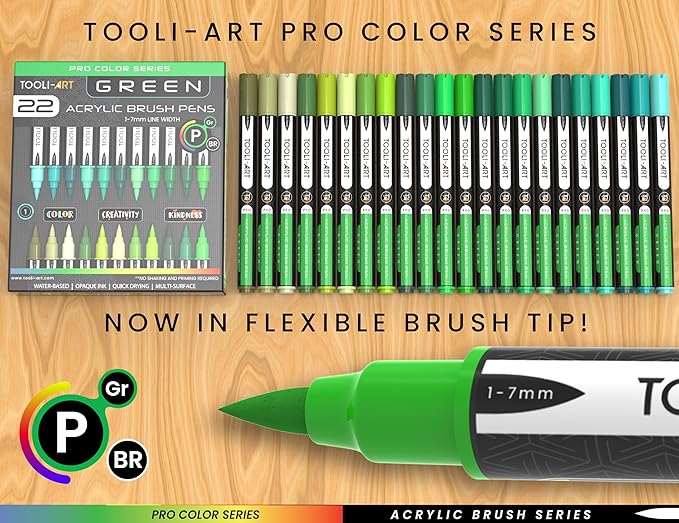 Tooli-Art- Chisel - Acrylic Paint Pens