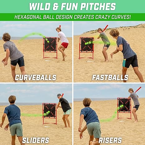 Plastic Baseballs - 6 Count- sports- PE