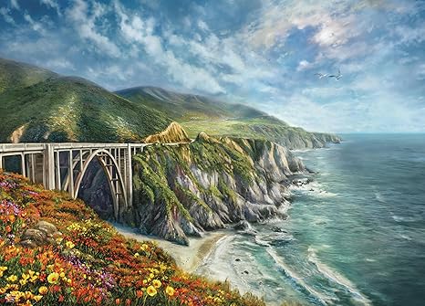 Jigsaw Puzzle- Ceaco - Thomas Kinkade - Big Sur