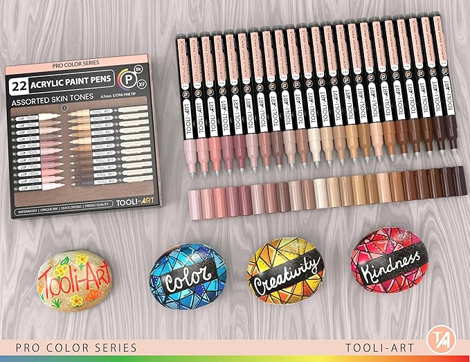 Tooli-Art- Skin - Acrylic Paint Pens- XF