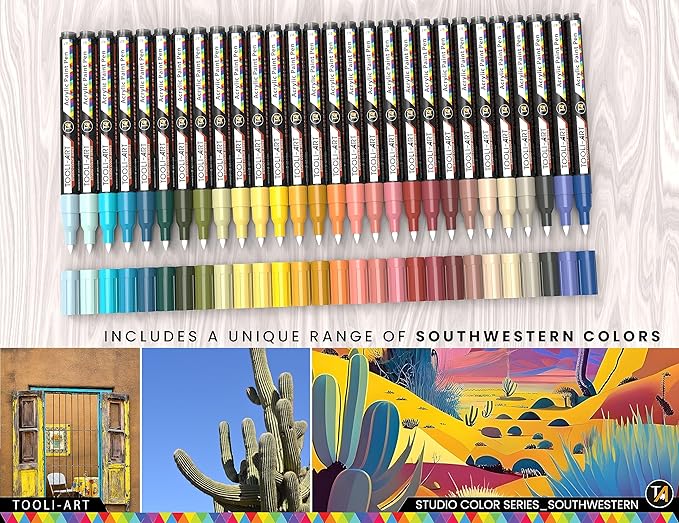 Tooli-Art- SOUTHWESTERN - Acrylic Paint Pens