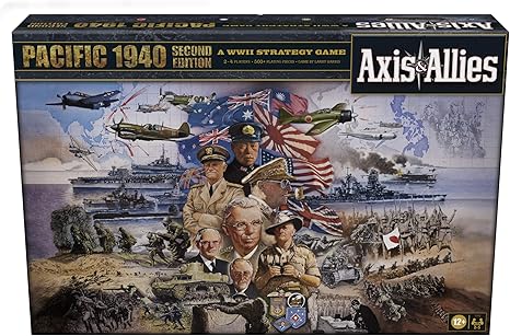 Avalon Hill Axis & Allies Pacific 1940 Second Edition WWII Strategy Board Game