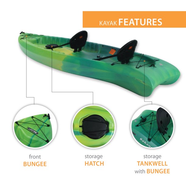 Tandem Kayak- Lifetime Kokanee 10.5 ft.
