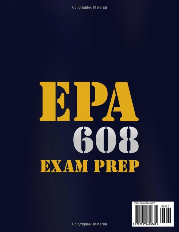 EPA 608 Master Study Guide: Full Exam Prep with Online Simulator- paperback