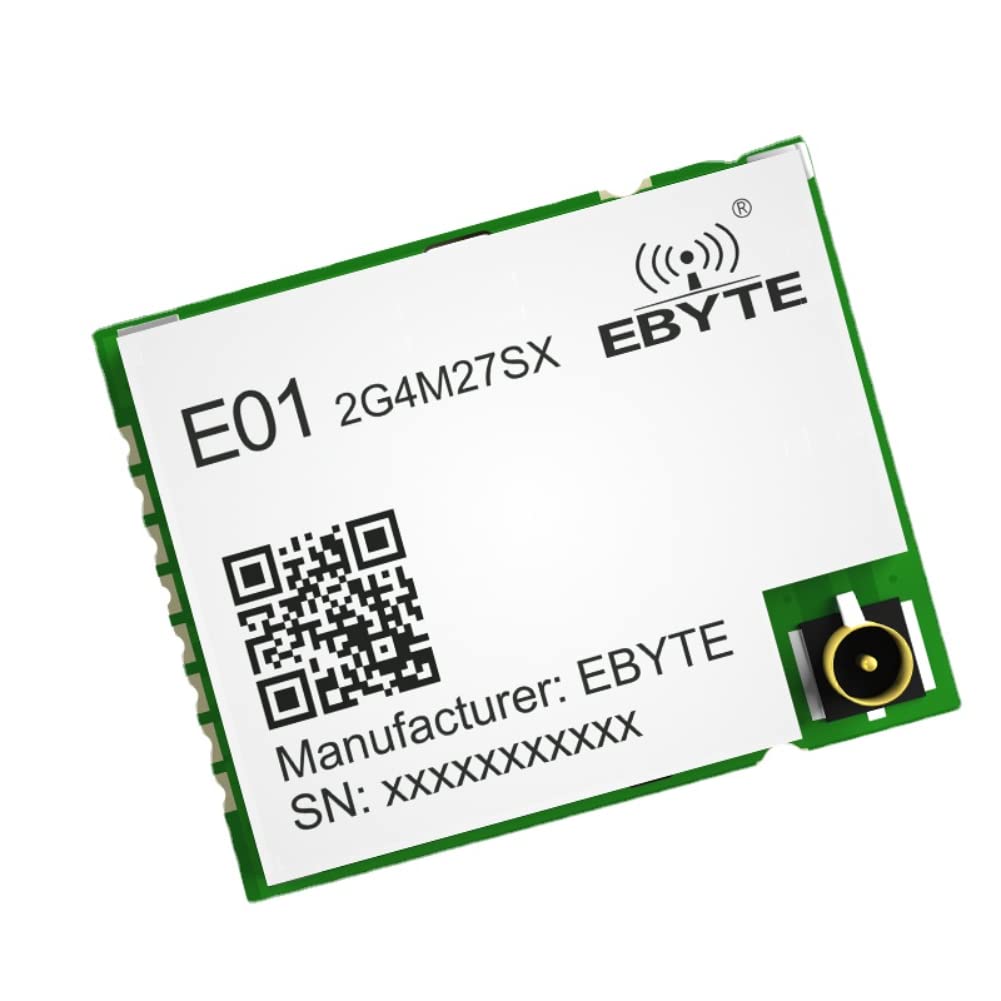 nRF24L01P Wireless Module E01-2G4M27SX 2.4G 27dBm SMD nRF24L01P+PA RF Interface SPI Communication Tx Rx Module