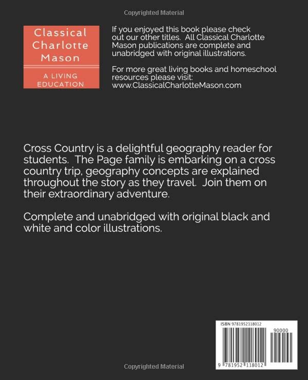 Cross Country: Geography for Children, Color Edition- paperback