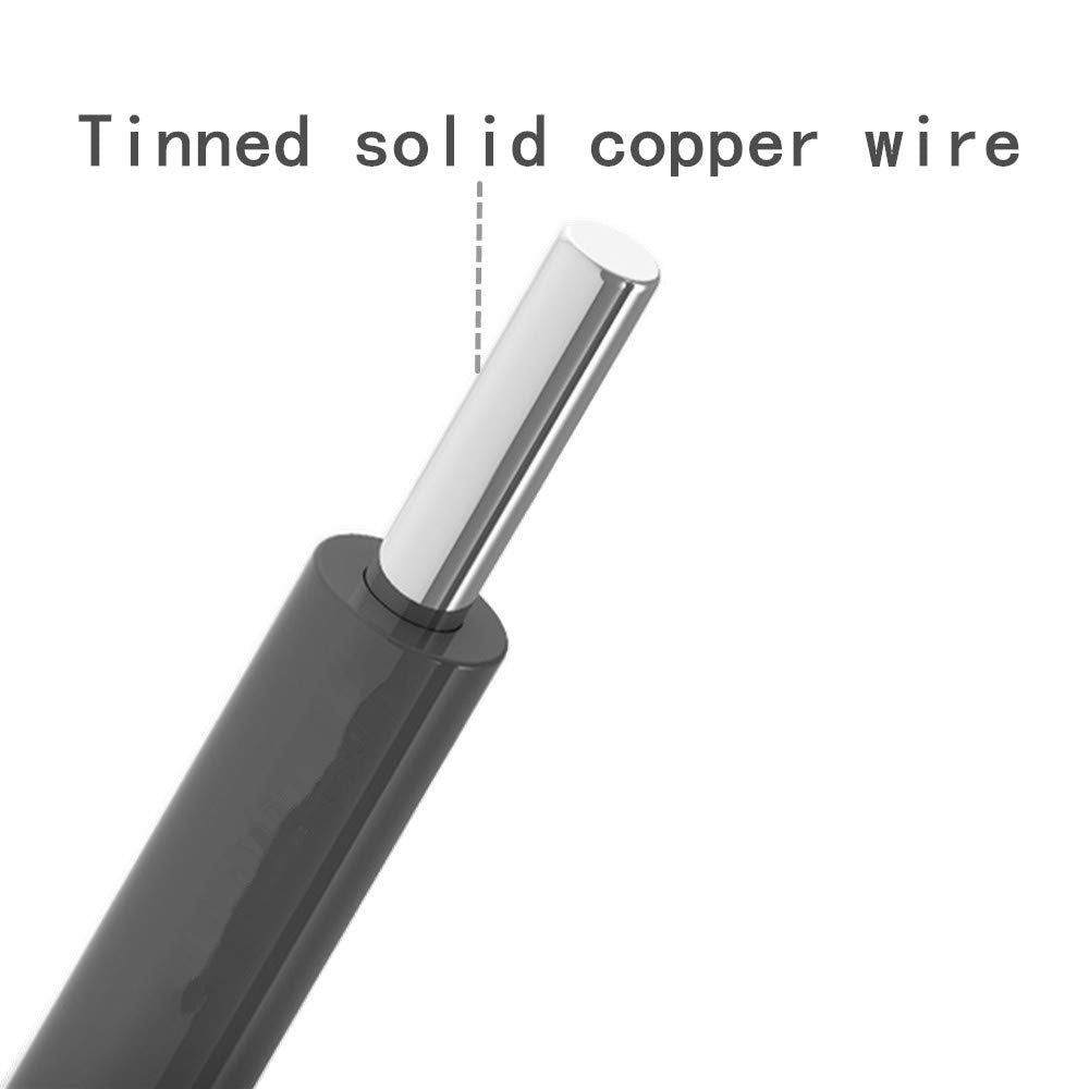 TUOFENG 20 AWG Solid Core Hookup Wire Kit, 26.3 ft Each