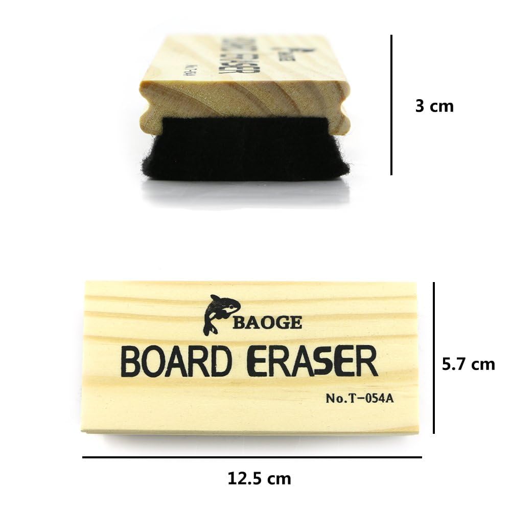 TKOnline 3 Pack Premium Wool Felt Chalkboard Eraser