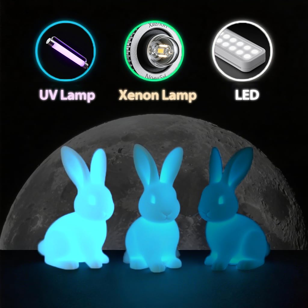Glow Green in The Dark 1.75mm PLA Filament, 0.25kg