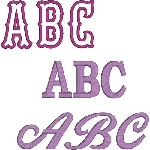 Embrilliance Font Collection 1 Embroidery Software for Mac & PC