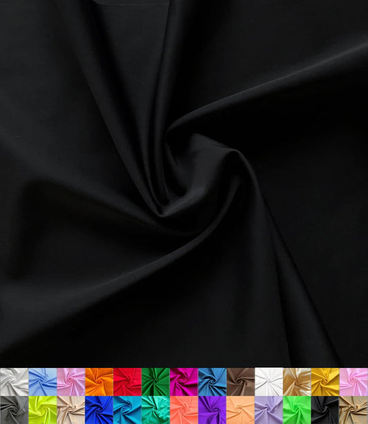 Nylon Spandex Fabric |  (Black, 1 Yard)