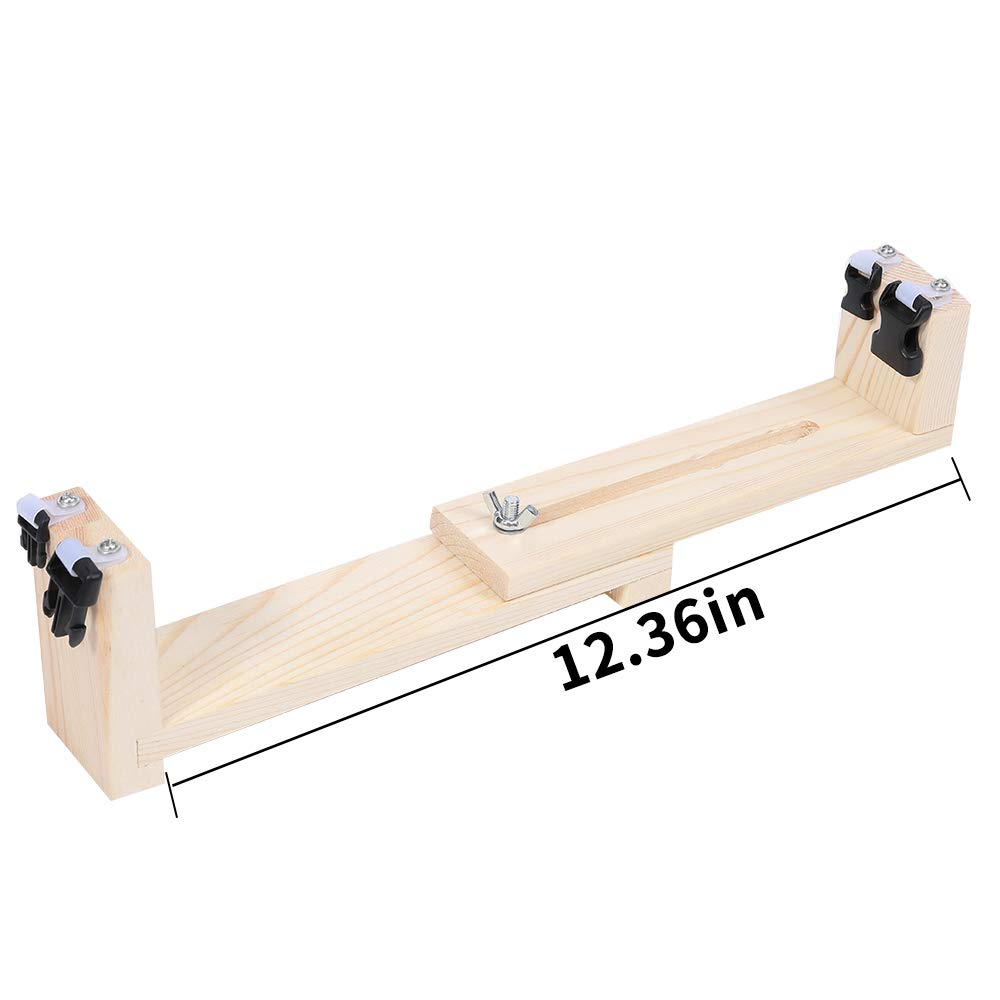 Adjustable Length Paracord Jig Bracelet Maker Wooden Frame-Paracord Braiding Weaving Craft Tool Kit, Wristband Maker