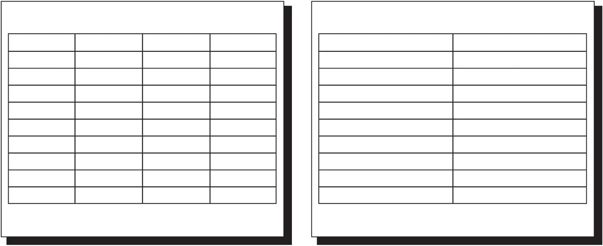 Avery Printable Tab Inserts for Hanging File Folders, 1/2" x 2", 1/5 Cut, White, 100 Index Tab Inserts (11136)