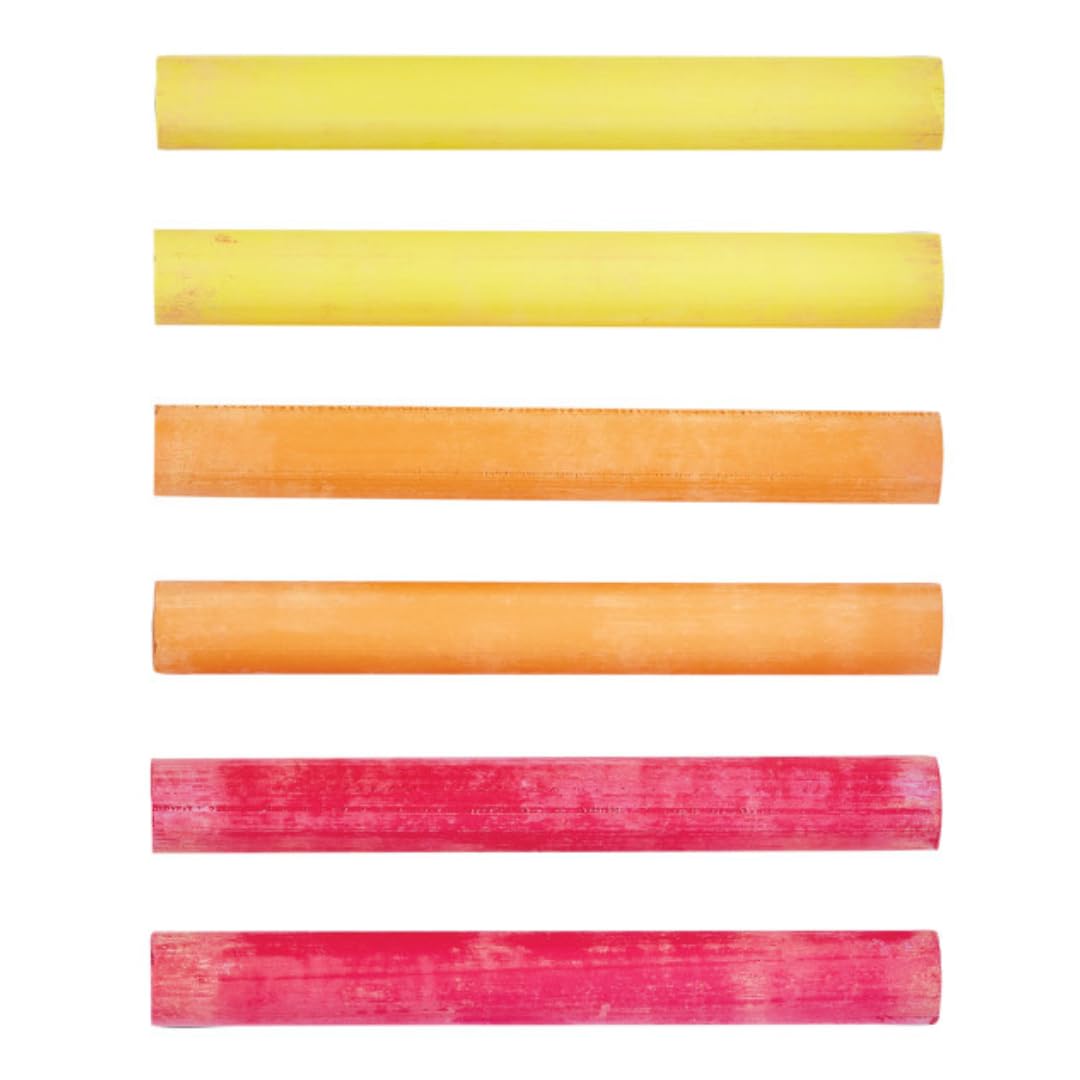 Prang Hygieia Chalk, Assorted, 12/Pack, Set of 6 Packs, 72 Sticks Total