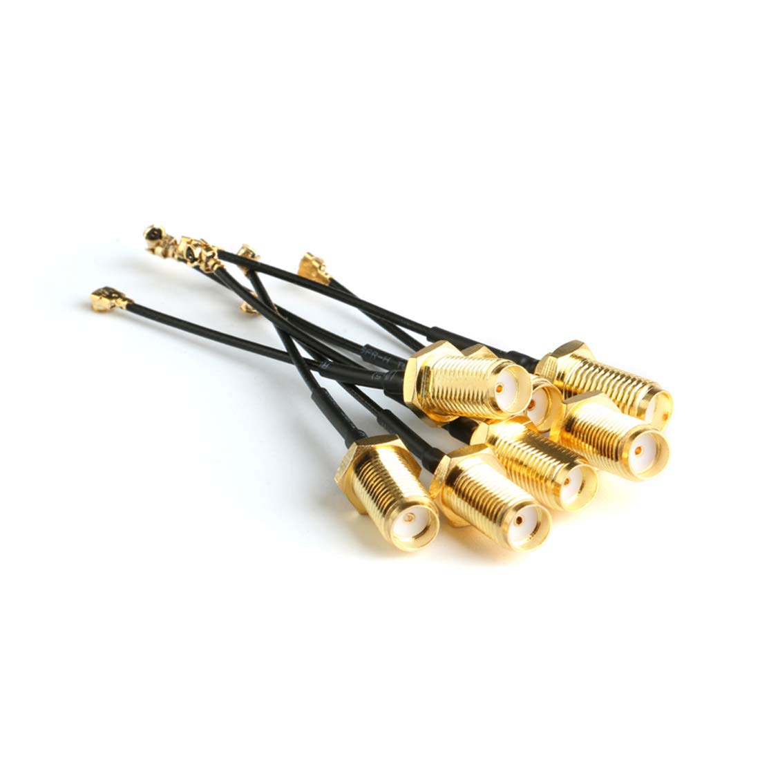 HiLetgo 5pcs U.FL-1 to SMA Female Pigtail Antenna Wi-Fi Coaxial Low Loss Cable 6 inch (15cm)