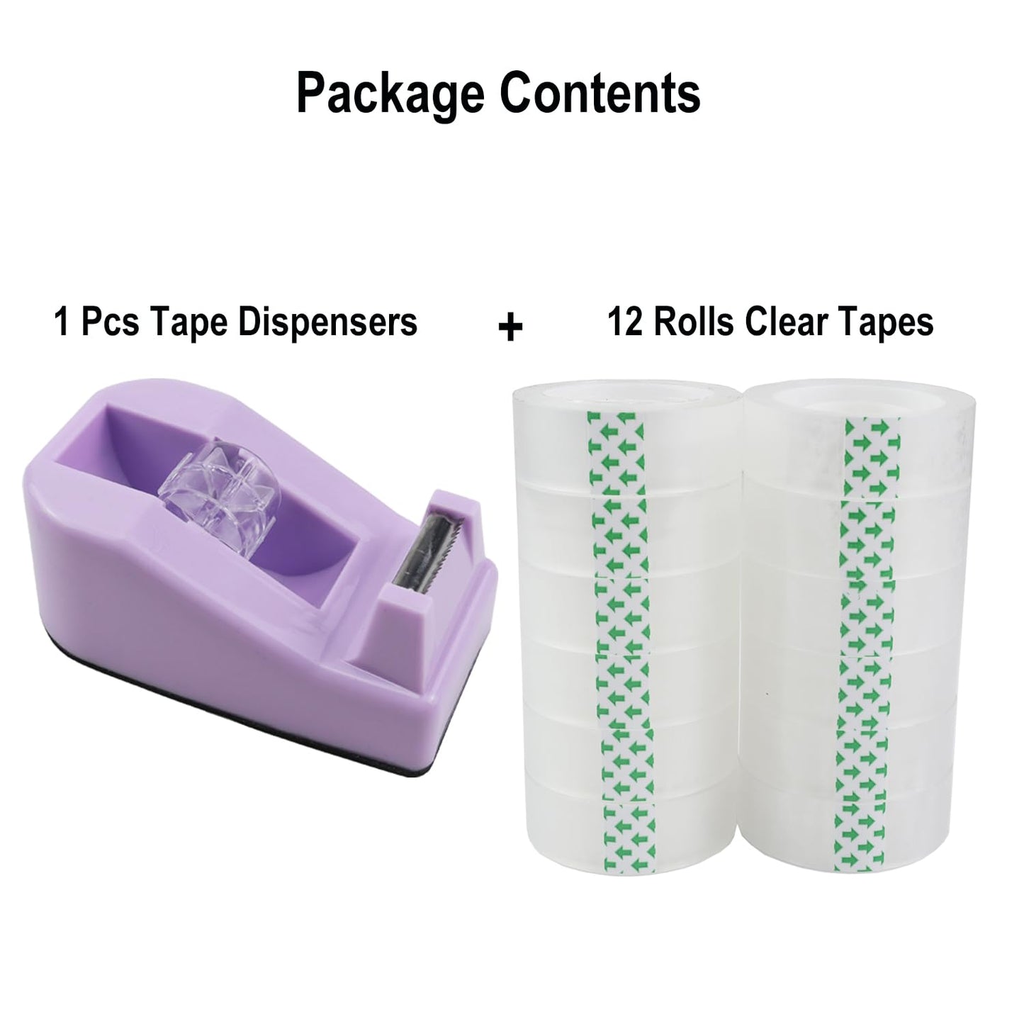 Aacehlh Desktop Tape Dispenser with 12 rolls
