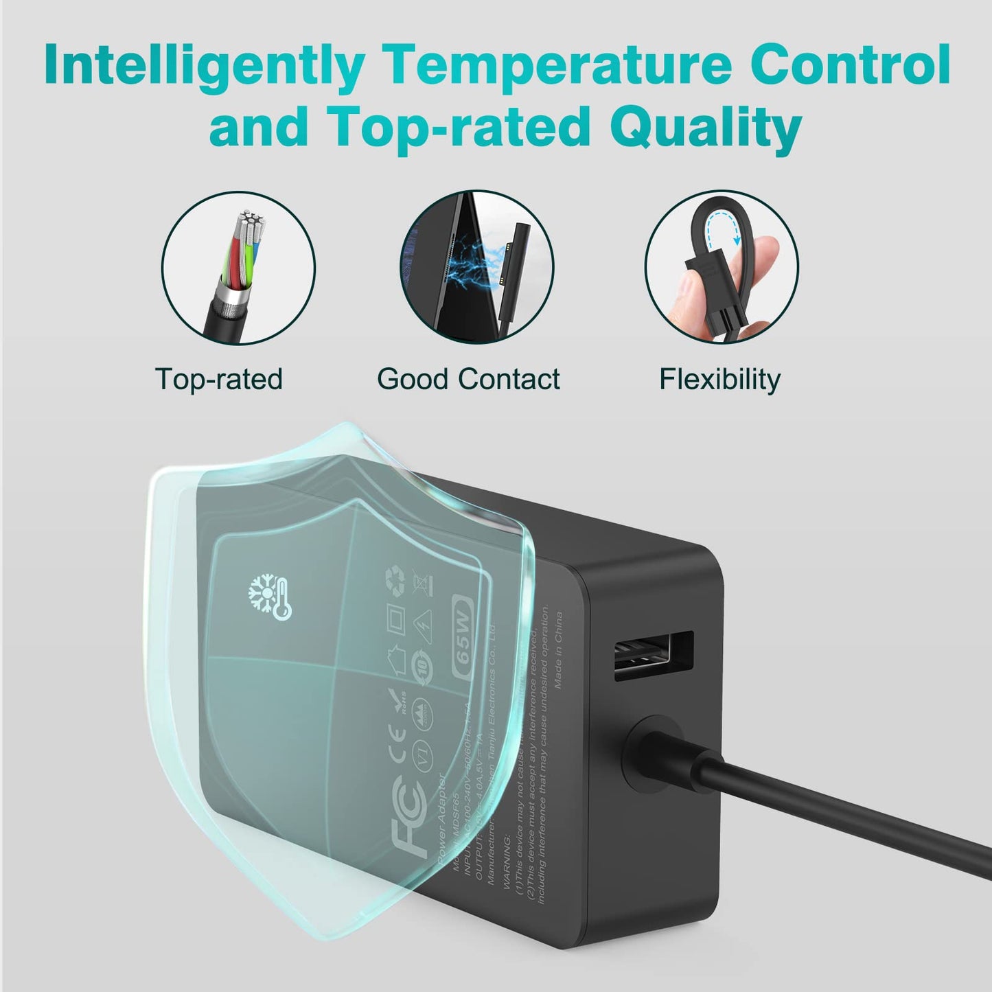 Power Adapter for Windows Surface Laptop 7/6/5/4/3/2/1
