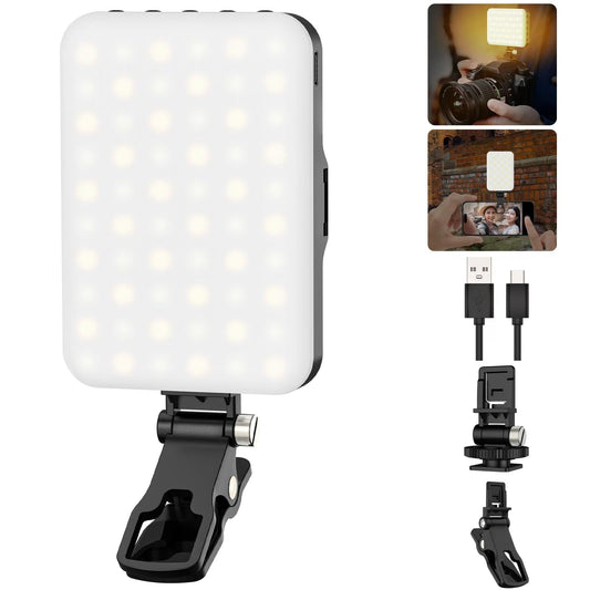 LED Camera Light - Portable Photography Lighting