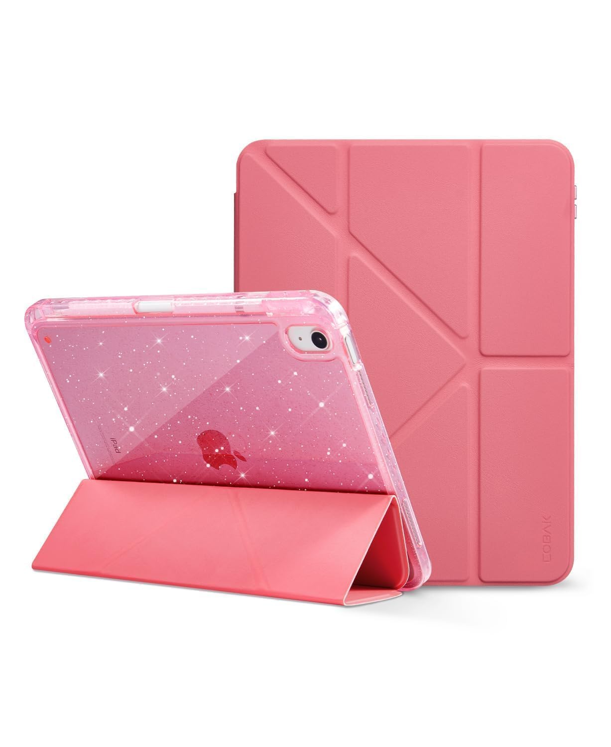 CoBak Case for iPad (A16) 11th Generation, iPad 10th Gen, Pink Glitter