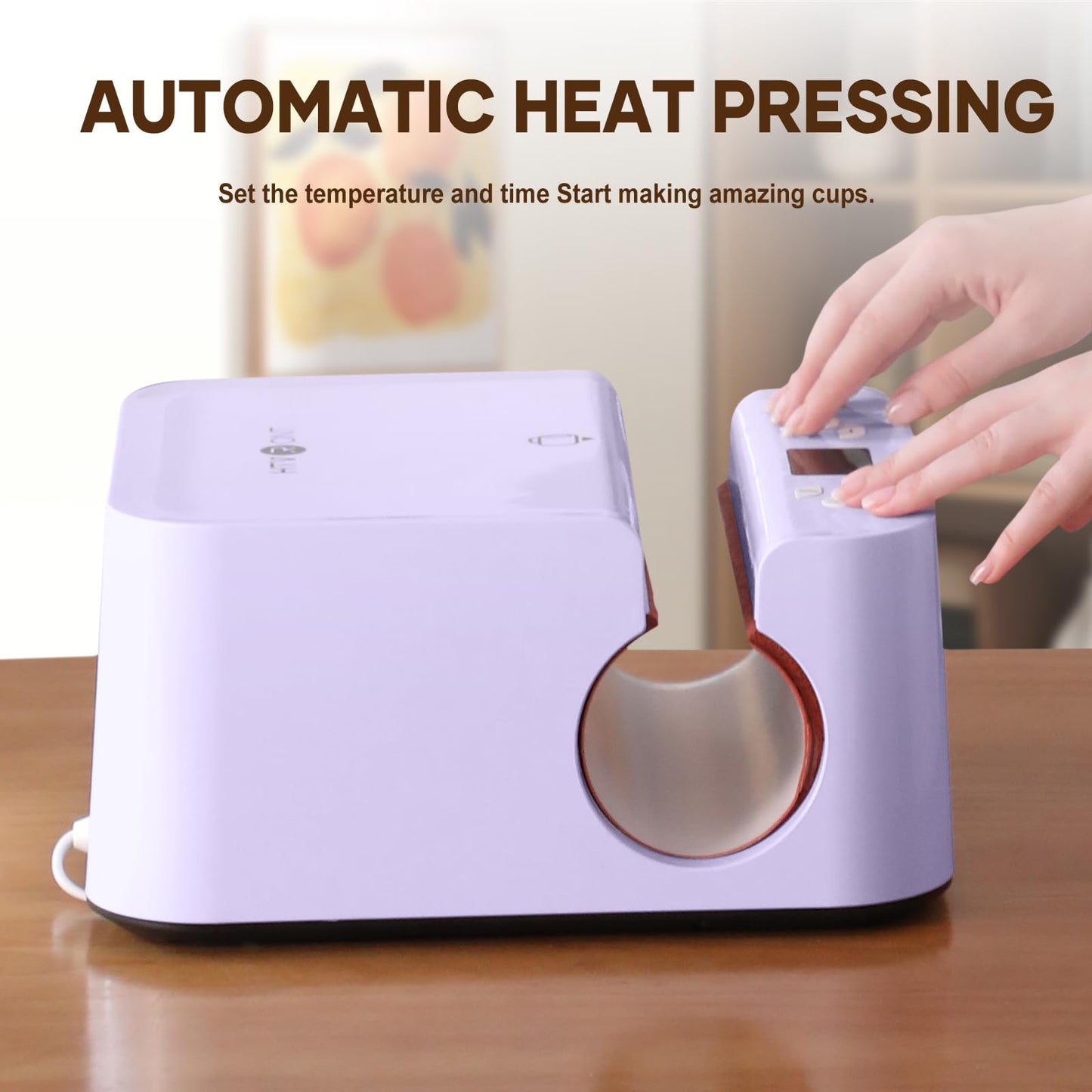 HTVRONT Auto Tumbler Heat Press Machine