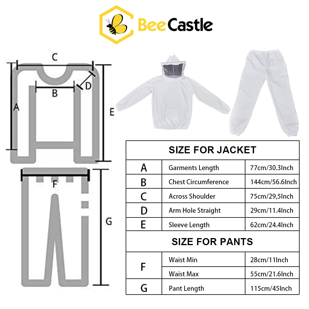 10-Frame Bee Hives and Supplies Starter Kit,Beehive Kit Dipped in 100% Beeswax,Bee Keeping Supplies-All Beginners Kit Includes Beekeeping Supplies Tool Set and Bee Suit.