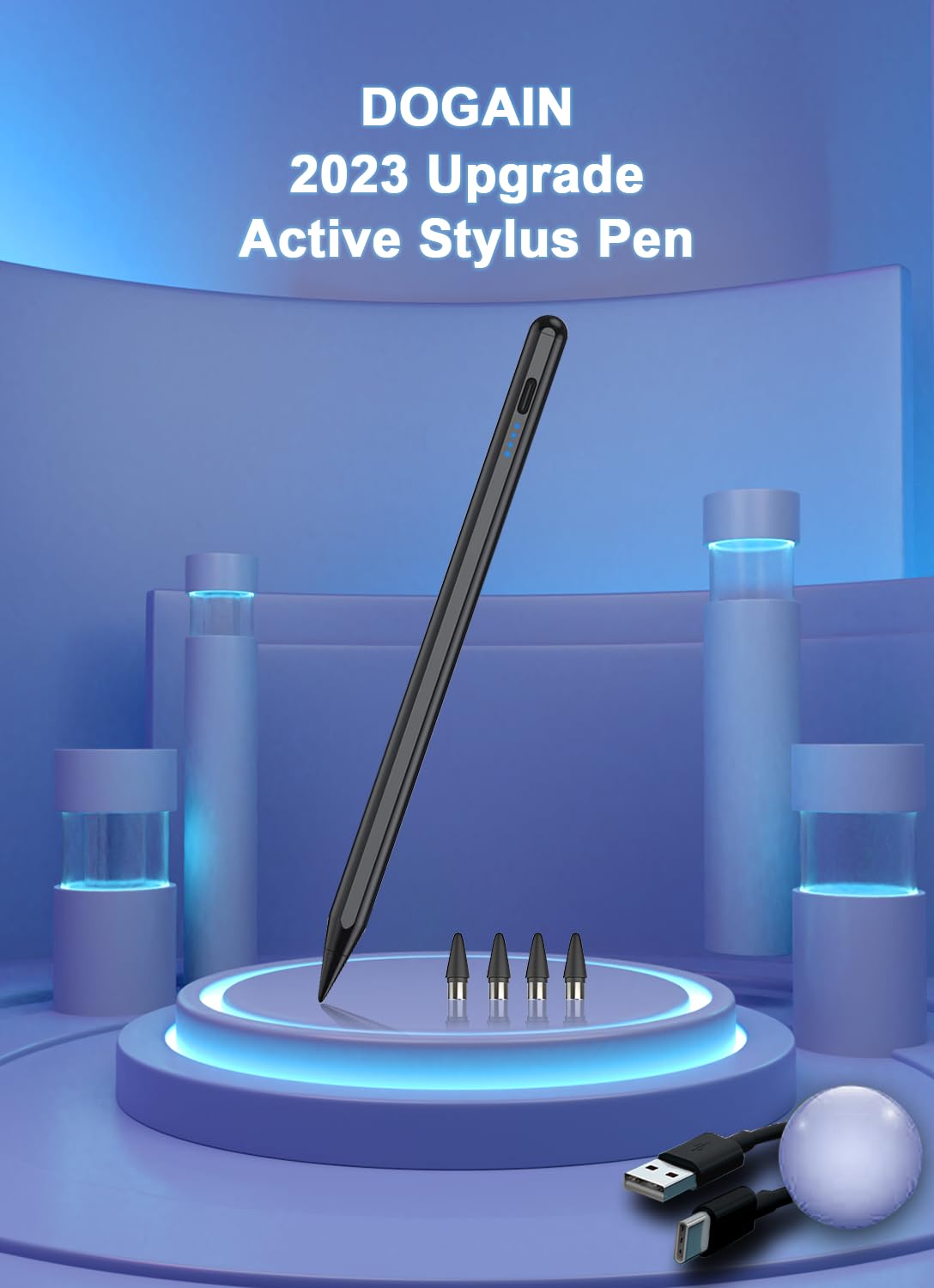 Stylus Pens for Touch Screens - Tablet Pen- (Black)