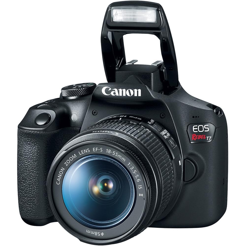Canon EOS Rebel T7 DSLR Camera with 18-55mm Lens Bundled