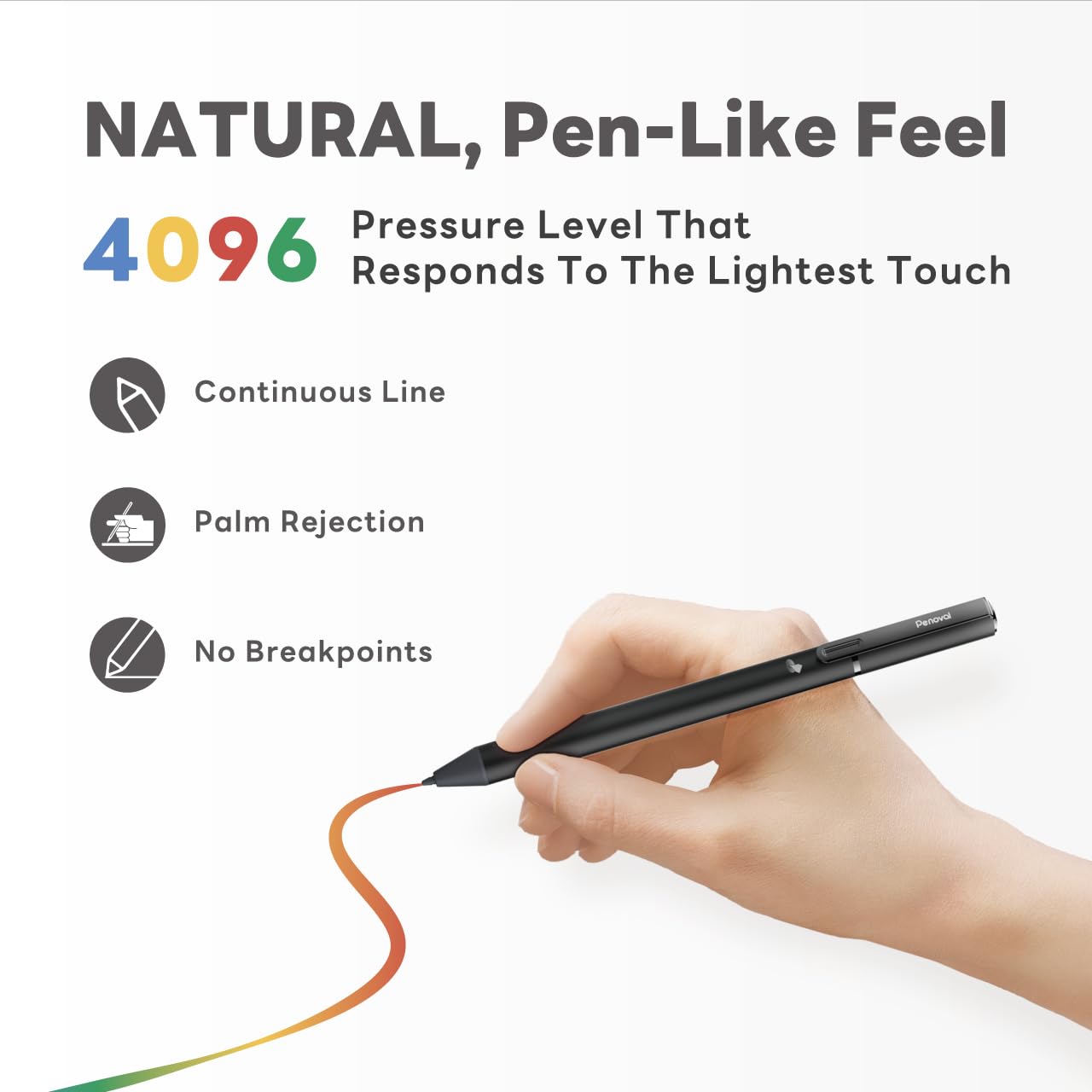 Penoval USI 2.0 Lite Stylus Pen for Some Chromebook Model
