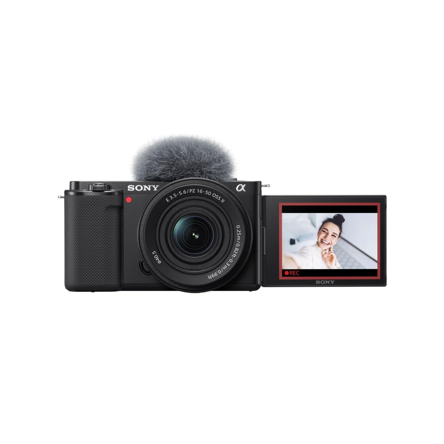 Sony Alpha ZV-E10 - APS-C Interchangeable Lens Mirrorless Vlog Camera Kit - Black