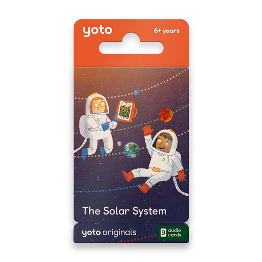 Yoto The Solar System – 9 Kids Audiobook Cards for Use with Player & Mini All-in-1 Audio Device, Educational Screen-Free Listening with Fun Stories for Learning & Interactive Quizzes, Ages 6+