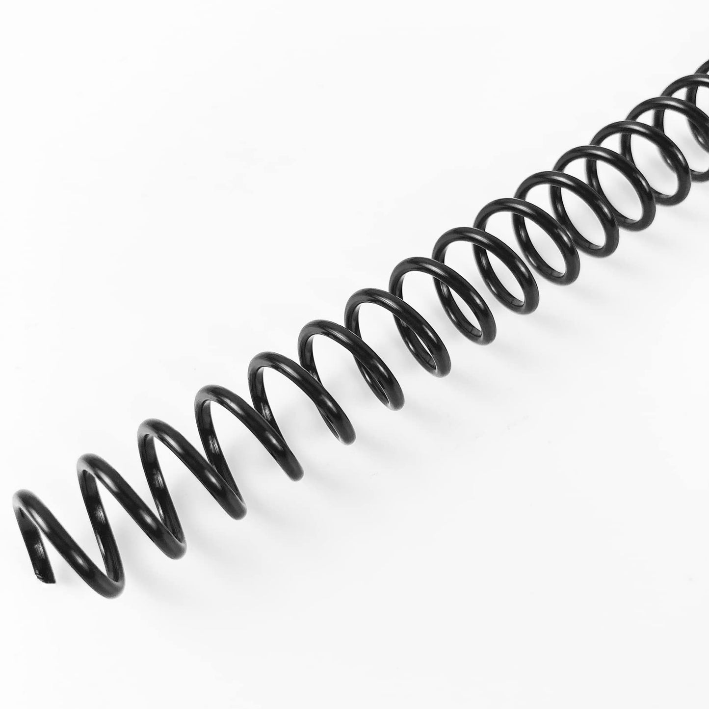 Binditek 50 Pack Plastic Spiral Binding Coils, 10mm(3/8"), 75 Sheet Capacity, 4:1 Pitch,