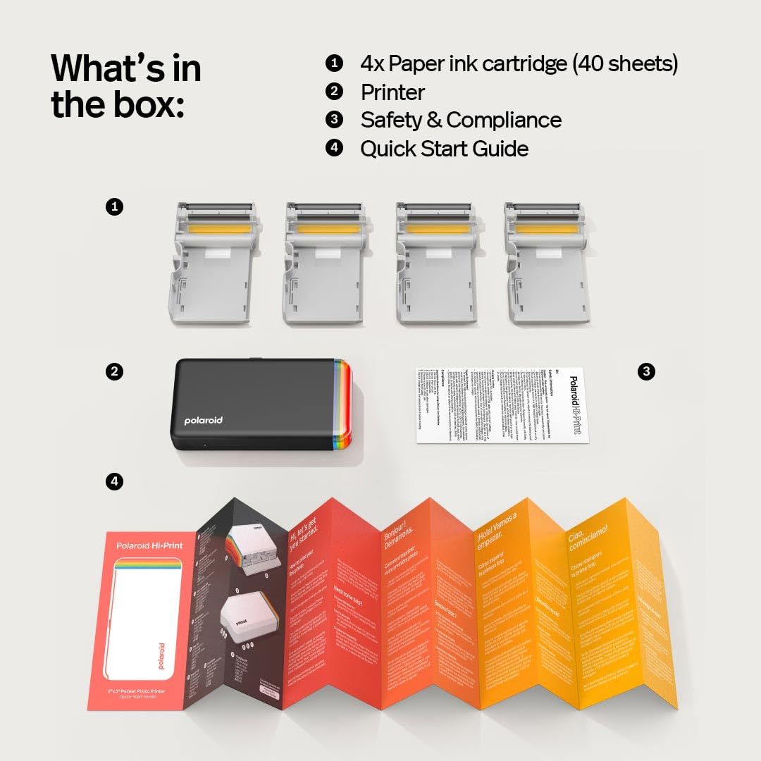 Polaroid Hi-Print + Paper Bundle- 2nd Generation Printer