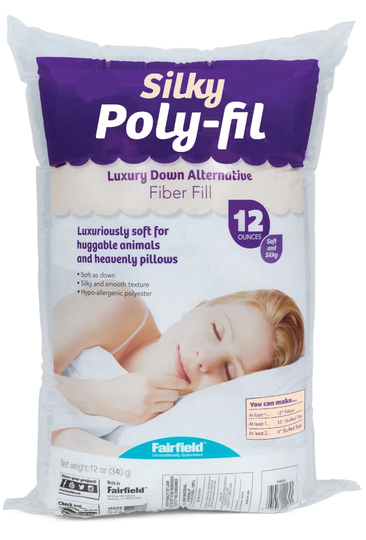 Fairfield Silky Poly-Fil, Premium Polyester Fiber