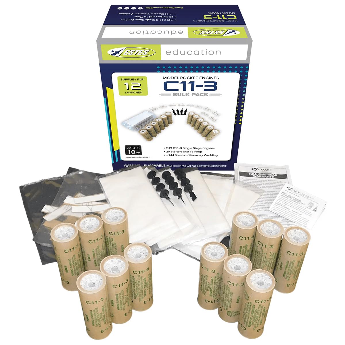 Estes Rockets 1726 C11-3 Engine Pack