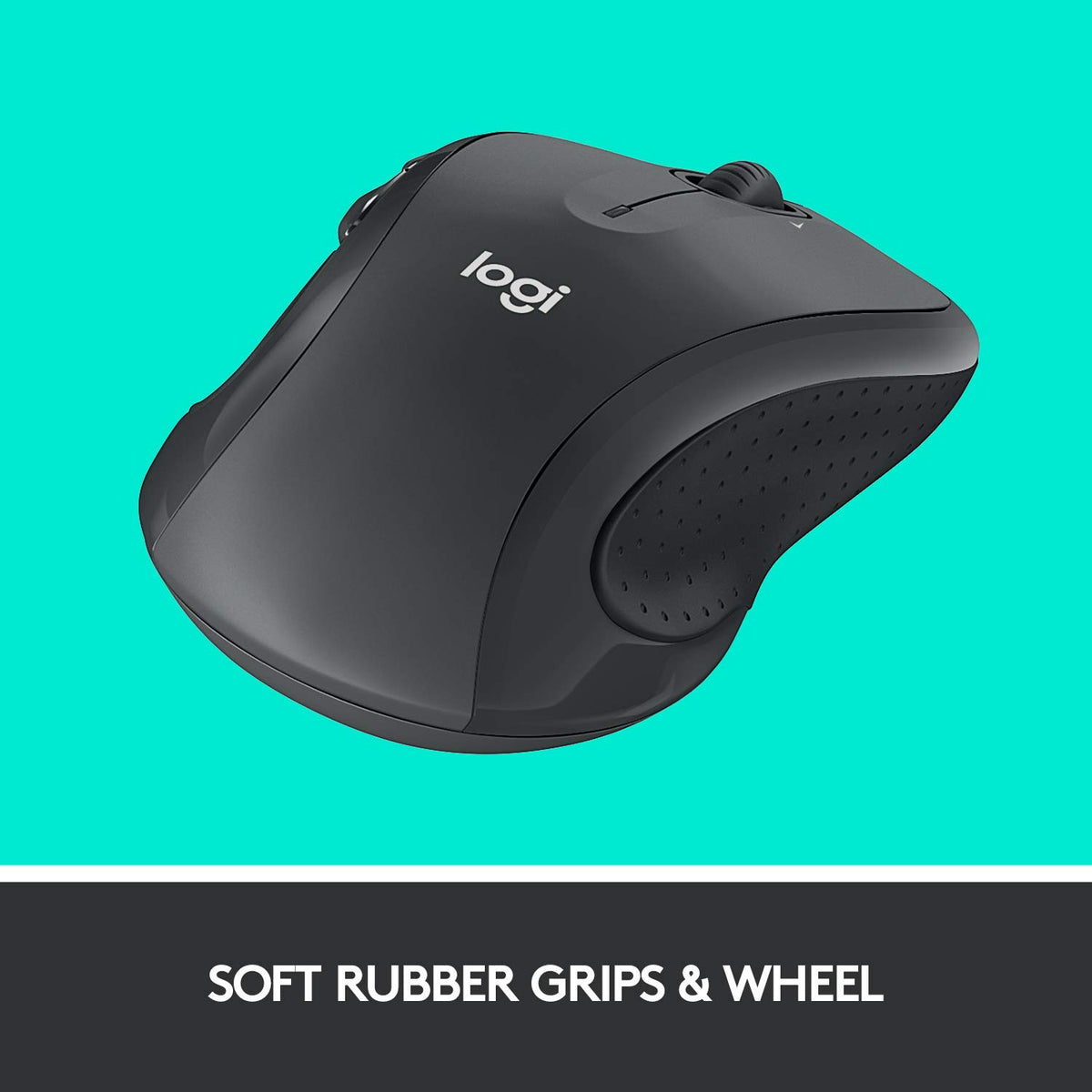 Logitech M510 Full Size Ambidextrous 2.4 GHz Wireless Mouse