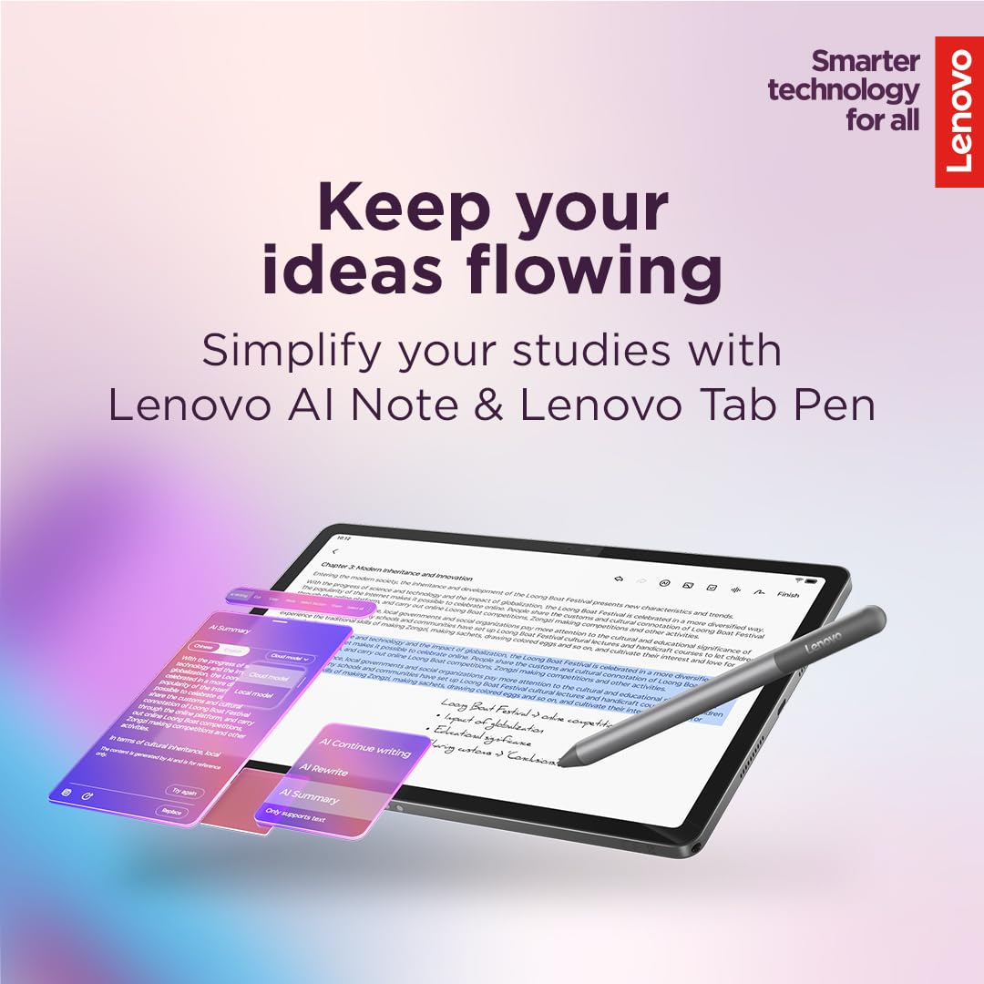 Lenovo Idea Tab - 8 GB Memory - 256 GB Storage