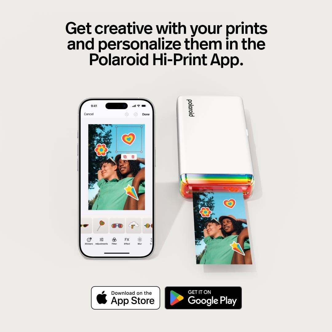 Polaroid Hi-Print + Paper Bundle- 2nd Generation Printer