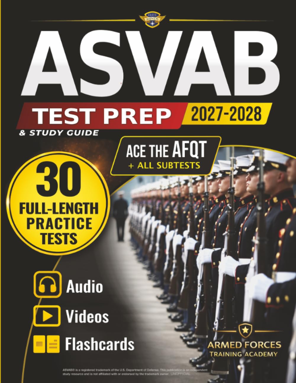 ASVAB Test Prep & Study Guide 2027-2028: AFQT & All Subtests - paperback