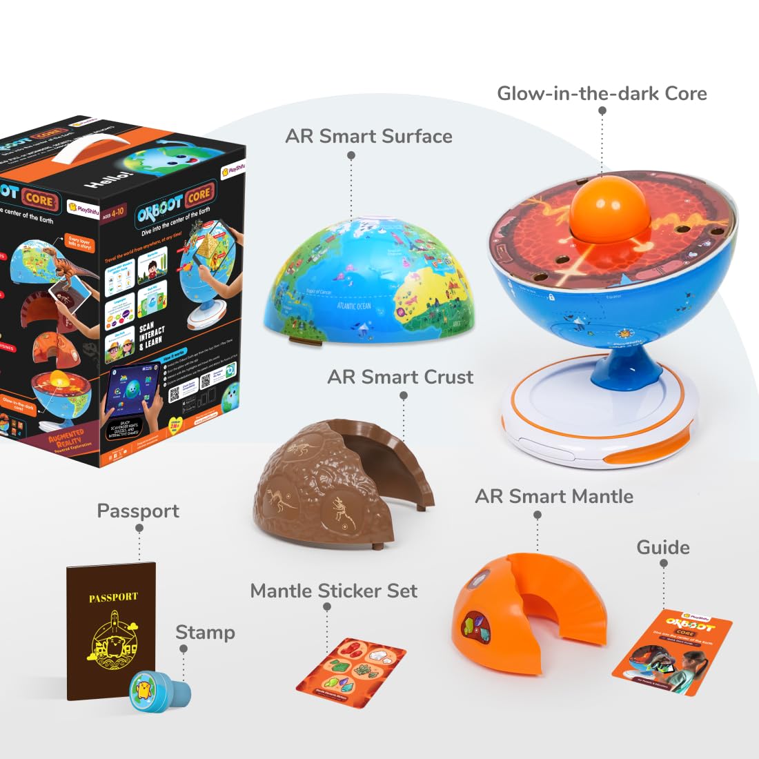 PlayShifu Orboot Core Interactive Globe for Kids